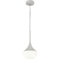 PENDELLEUCHTE 20/200 cm  - Weiß, Design, Glas/Metall (20/200cm) - Fabas Luce