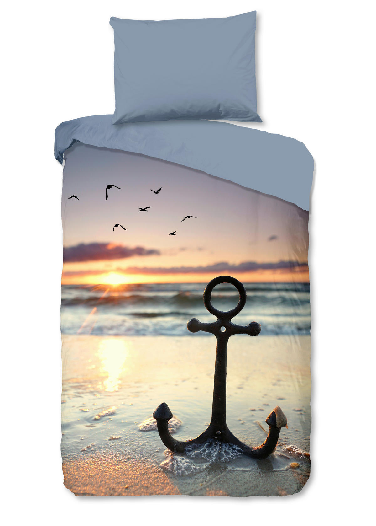 WENDEBETTWÄSCHE Good Morning Renforcé 140/200 cm  - Multicolor, Design, Textil (140/200cm)