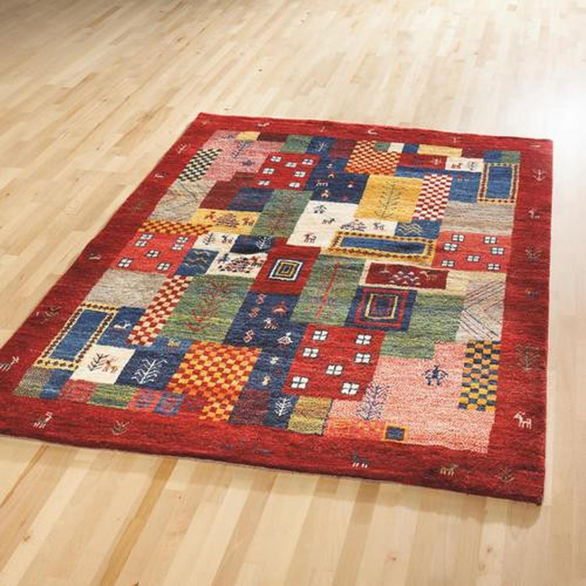ORIENTTEPPICH 80/200 cm Chrysopras Rot Multicolor  - Multicolor, LIFESTYLE, Textil (80/200cm) - Cazaris