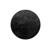 WEBTEPPICH  Wohnzimmer 120 cm Lago Schwarz rund  - Schwarz, Basics, Textil (120cm)