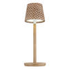 NAMIZNA SVETILKA ZA POLNJENJE  RIDS      11/33 cm       - siva/bela, Natur, umetna masa/les (11/33cm) - Globo