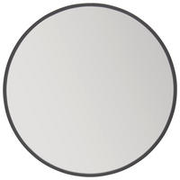 OGLINDĂ DE PERETE 100/100/1,5 cm    - negru, Design, sticlă/metal (100/100/1,5cm) - MID.YOU