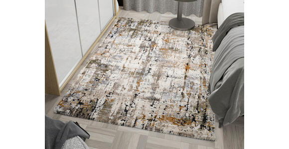 WEBTEPPICH 80/150 cm Moonlit Creme, Grün, Goldfarben - Goldfarben/Creme, Design, Textil (80/150cm) - Novel