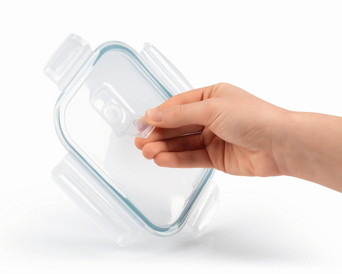 FRISCHHALTEDOSENSET GOURMETmaxx 6-teilig  - Transparent/Grün, Basics, Glas/Kunststoff (19,6/14,5/6,6cm)