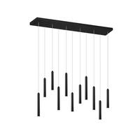 ZÁVĚSNÉ LED SVÍTIDLO, 115/15/150 cm  - černá, Trend, kov (115/15/150cm)