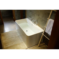 BADEWANNE freistehend, Wandmontage  170/80/58,5 cm  - Weiß, MODERN, Kunststoff (170/80/58,5cm)