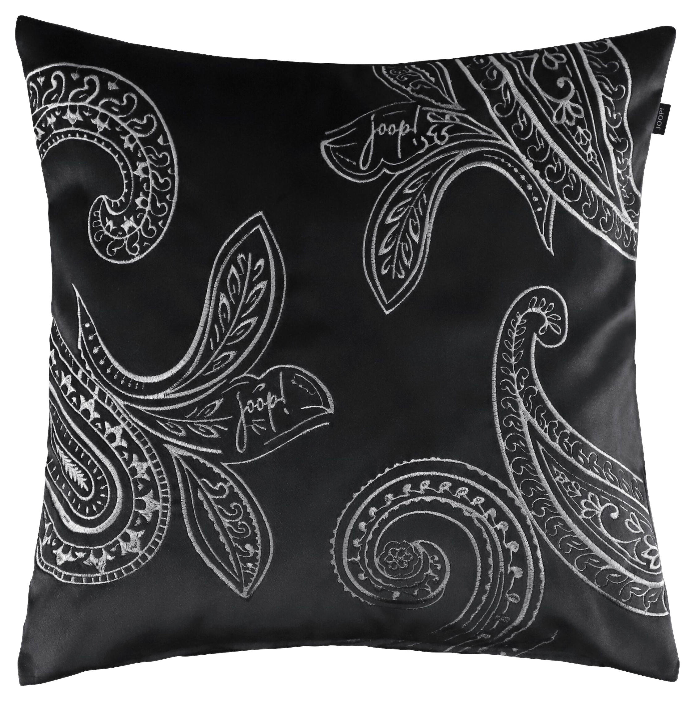 KISSENHÜLLE J! Paisley schwarz 50/50 cm  - Beige/Schwarz, Design, Textil (50/50cm) - Joop!