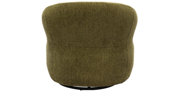SESSEL in Webstoff Olivgrün  - Schwarz/Olivgrün, Design, Kunststoff/Textil (78/73/75cm) - Carryhome