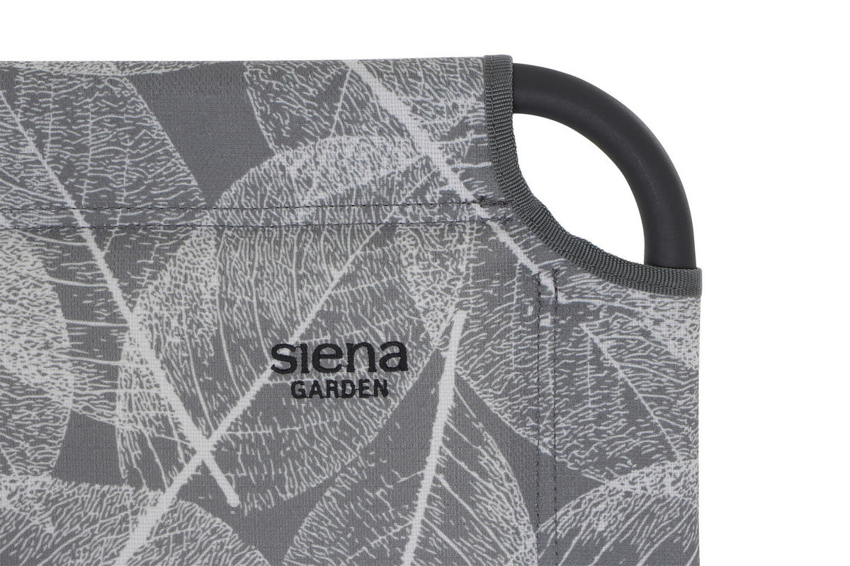 CAMPINGSESSEL - Anthrazit/Grau, KONVENTIONELL, Textil/Metall (55/99/73cm) - Siena Garden