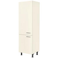 GERÄTEUMBAUSCHRANK 60/216,6/58 cm  Magnolie  - Edelstahlfarben/Magnolie, Modern, Holzwerkstoff/Metall (60/216,6/58cm) - Nobilia