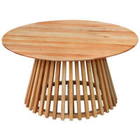 COUCHTISCH 80/80/40 cm Holz einfacher Aufbau  - Eichefarben/Naturfarben, Konventionell, Holz (80/80/40cm) - Cantus