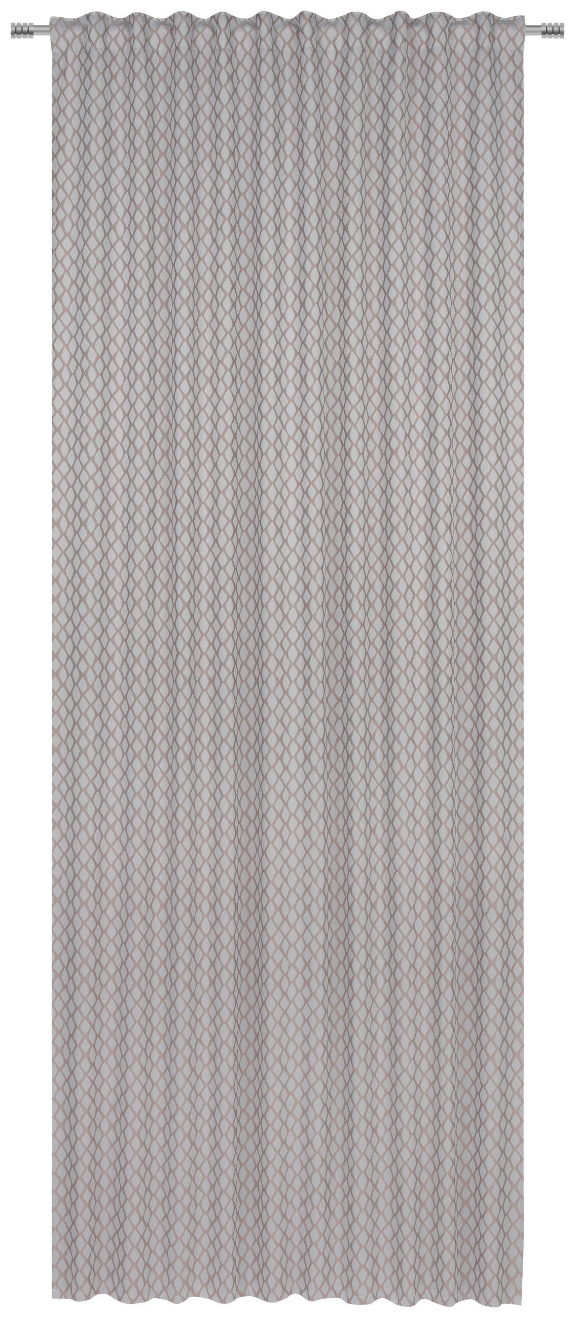 FERTIGVORHANG blickdicht  - Grau, KONVENTIONELL, Textil (140/260cm) - Dieter Knoll