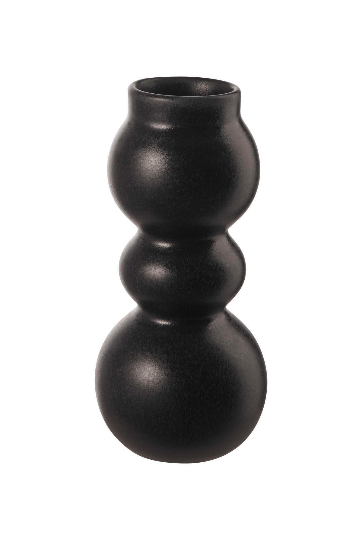 VASE 19 cm  - Schwarz, Basics, Stein (5,5/19cm) - ASA