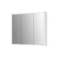 SPIEGELSCHRANK 80/71,4/15,2 cm  - Chromfarben/Weiß, KONVENTIONELL, Glas/Holz (80/71,4/15,2cm) - Xora