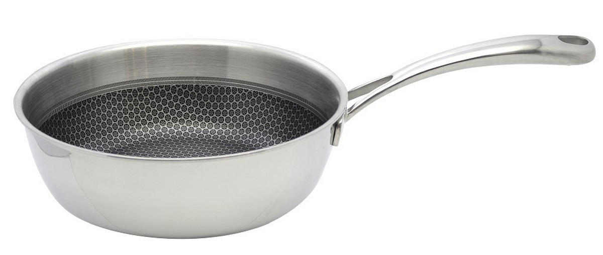 PFANNE RELIEF EVOLUTION 24 cm cm  - Edelstahlfarben, Basics, Metall (24 cmcm) - ELO