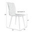 STUHL Lederlook Dunkelgrau - Dunkelgrau/Buchefarben, Design, Holz/Textil (56/42/89cm)