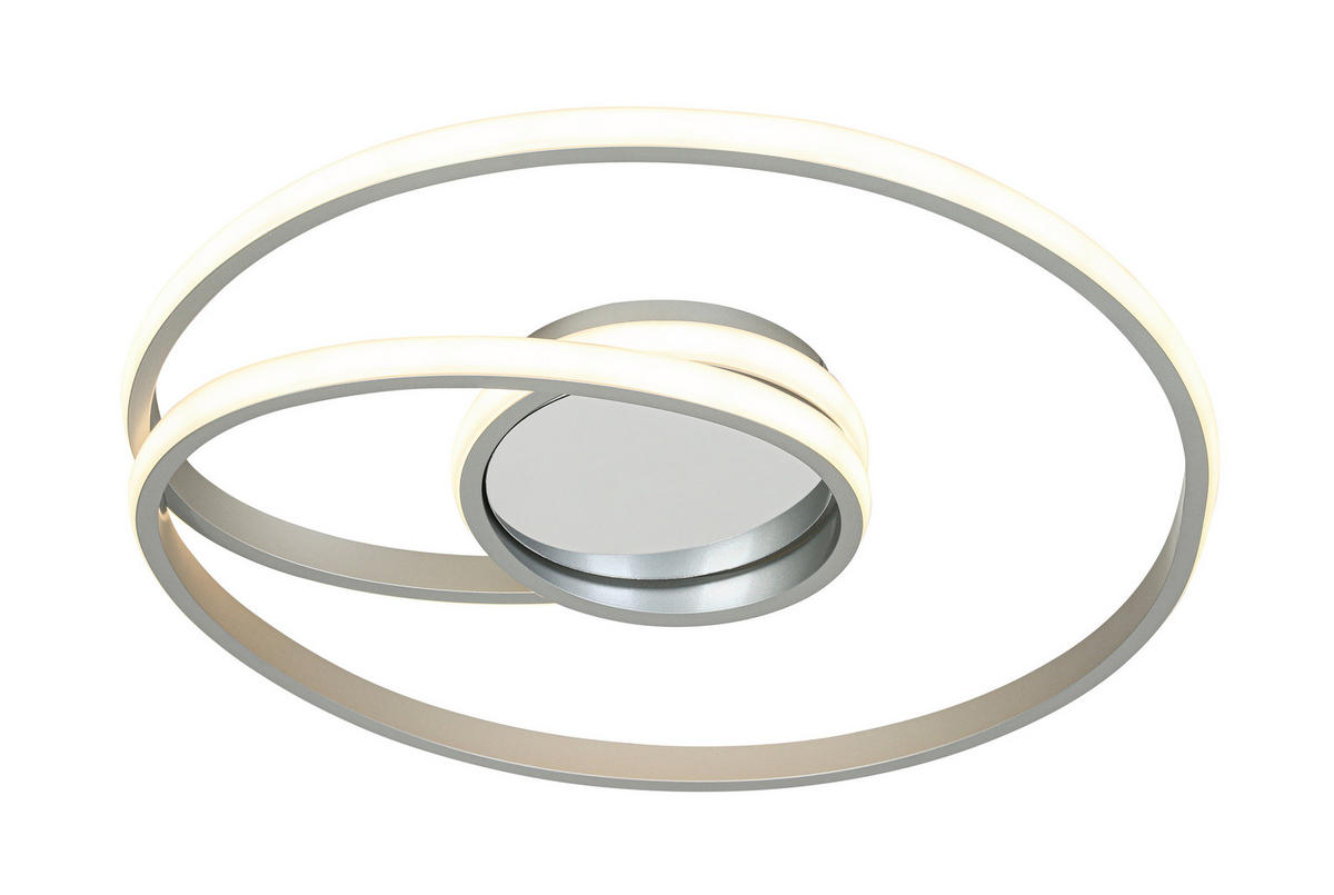 DECKENLEUCHTE 45/8 cm  - Chromfarben/Silberfarben, Trend, Kunststoff/Metall (45/8cm) - Collett's Monde