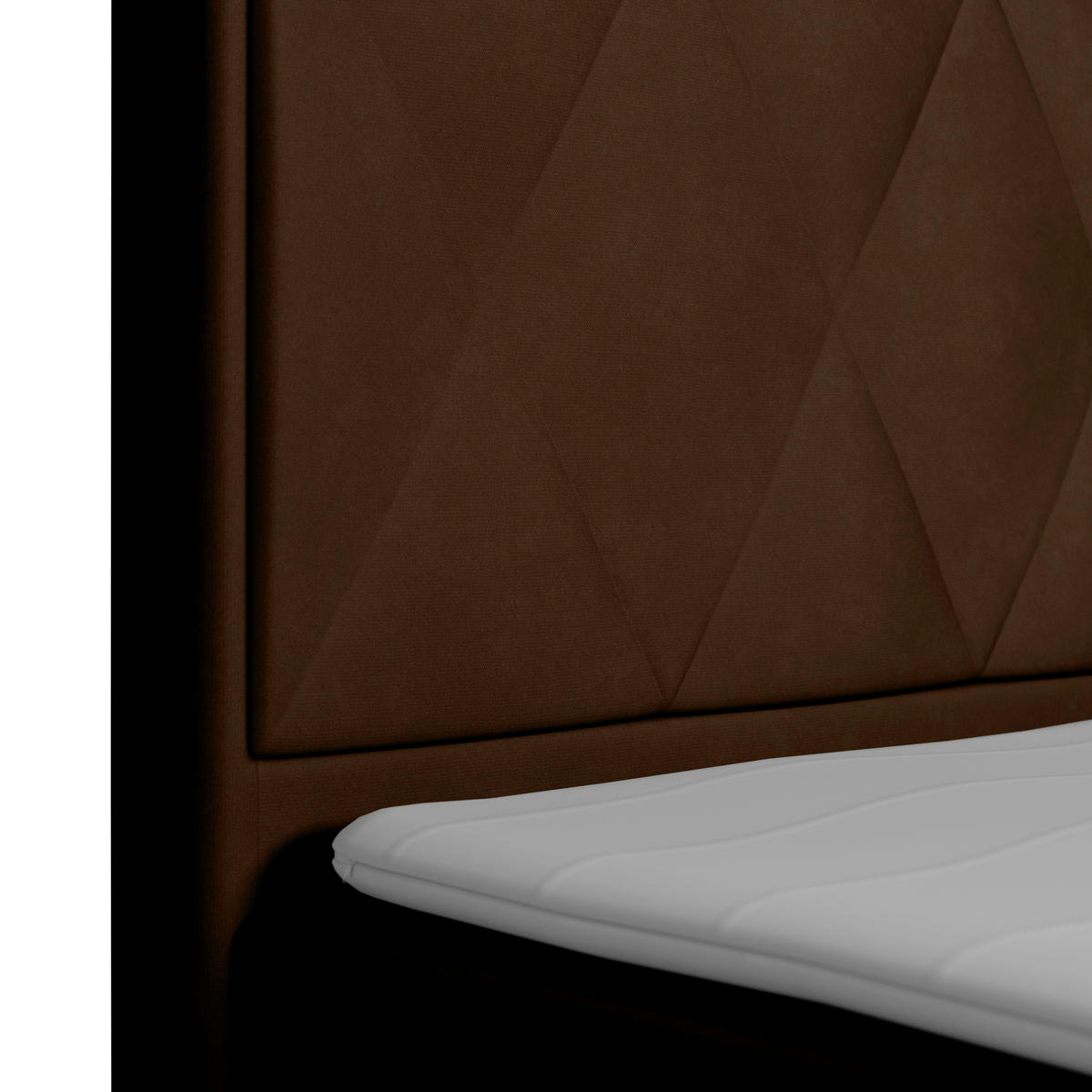 BOXSPRINGBETT 180/200 cm  in Braun  - Schwarz/Braun, Modern, Holz/Textil (180/200cm) - MID.YOU