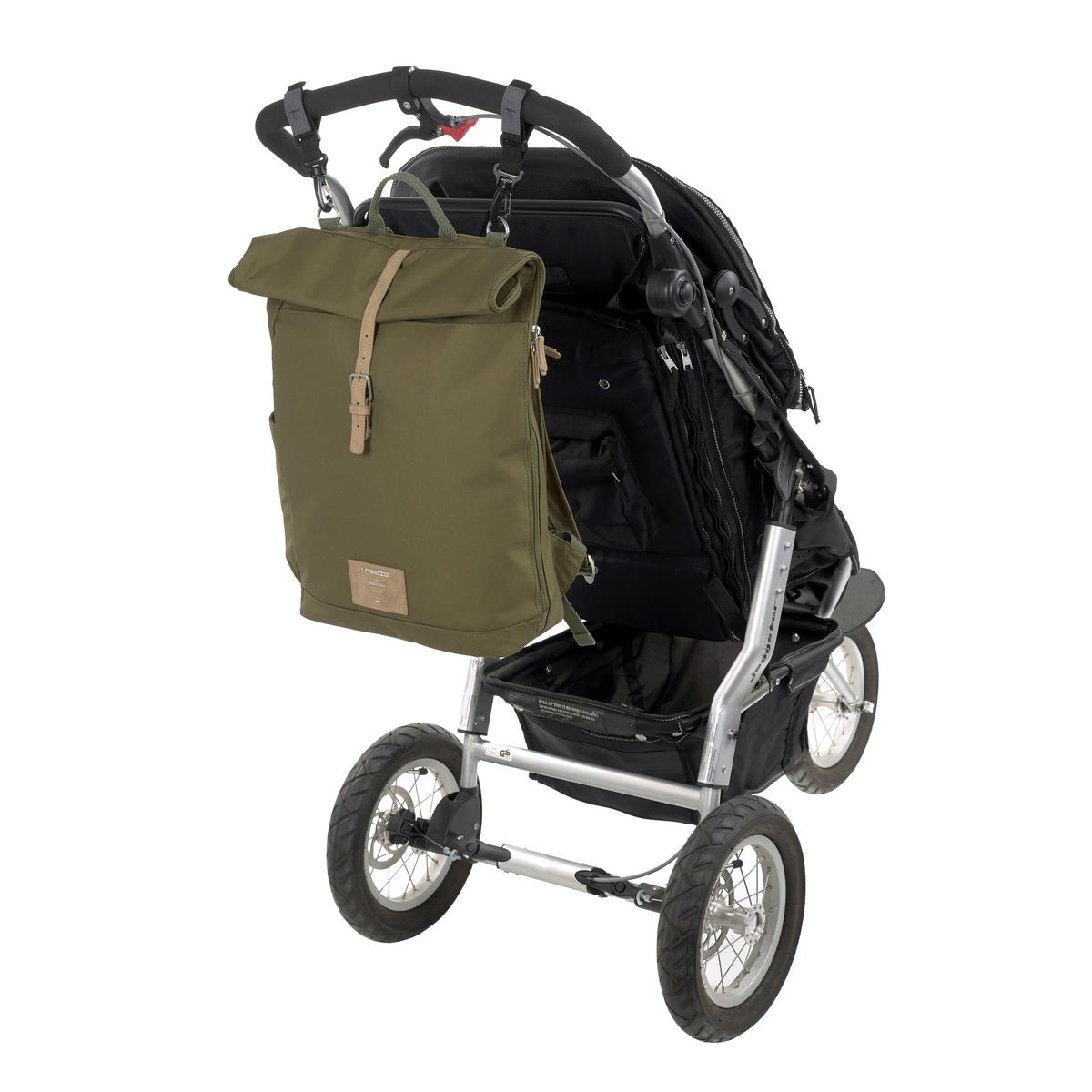 WICKELRUCKSACK Rolltop  - Grün, Trend, Textil (30/14,5/46cm) - Lässig
