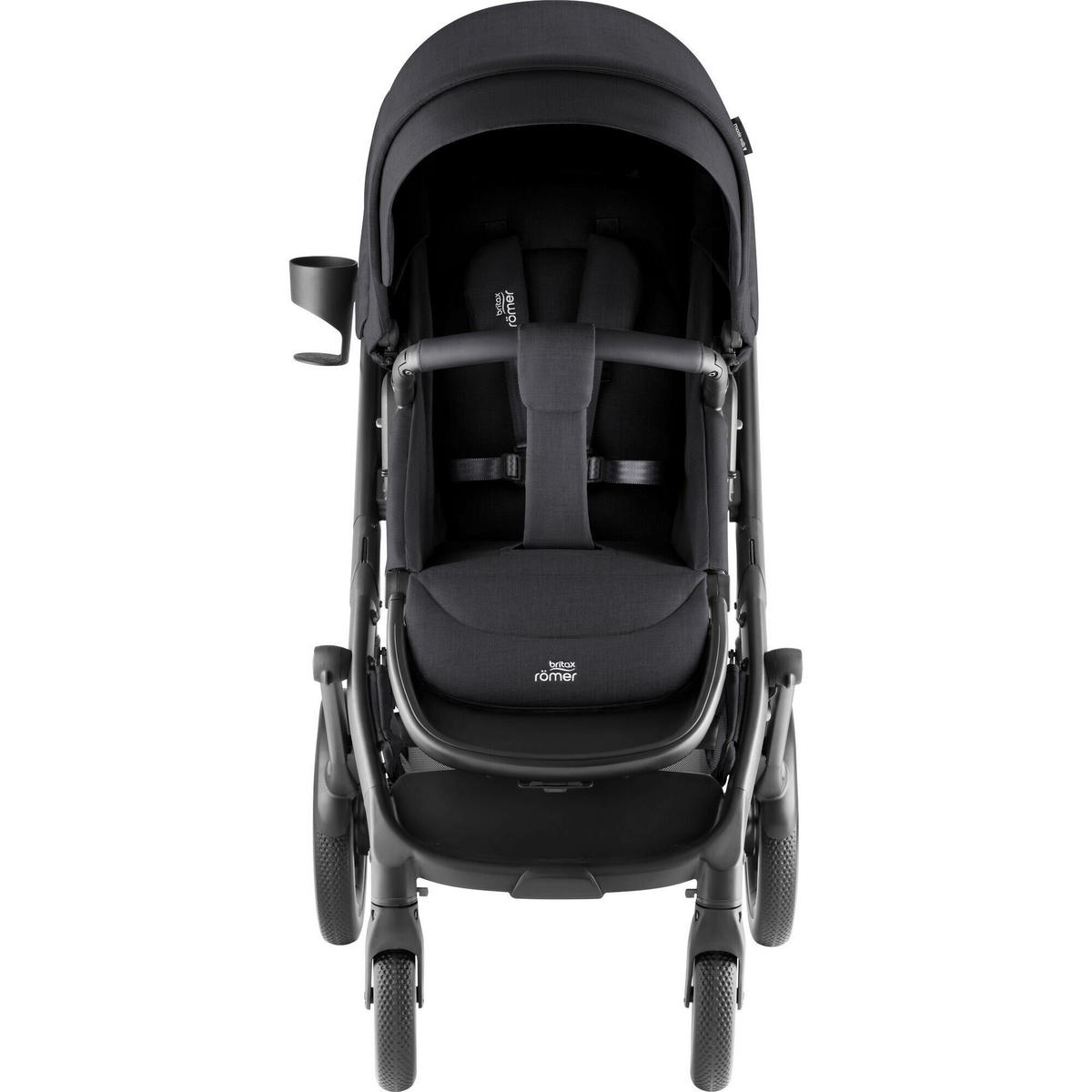 KINDERWAGEN  Smile 5Z  Carbon Black  - Schwarz/Grau, Basics, Textil/Metall (57/112/97.7cm) - Britax Römer