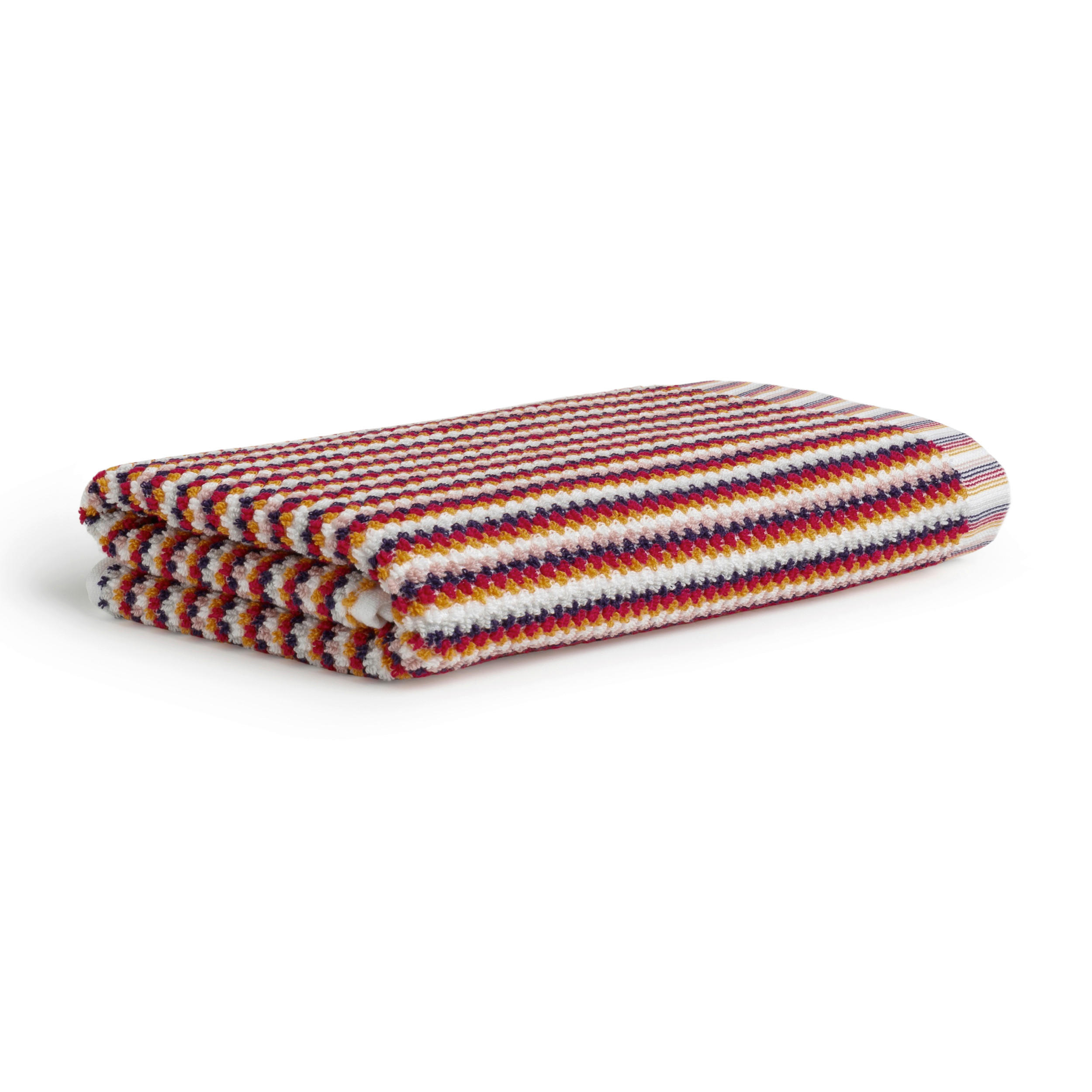 DUSCHTUCH Bliss 67/140 cm  - Rot/Multicolor, Basics, Textil (67/140cm) - Moeve