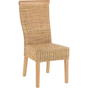 STUHL Rattan massiv Buchefarben - Buchefarben, LIFESTYLE, Naturmaterialien/Holz (45/100/60cm) - Landscape