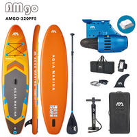 STAND-UP PADDLE BOARD AMGO -320PFS inkl. Motor  - Gelb, KONVENTIONELL, Kunststoff (320/81/15cm)