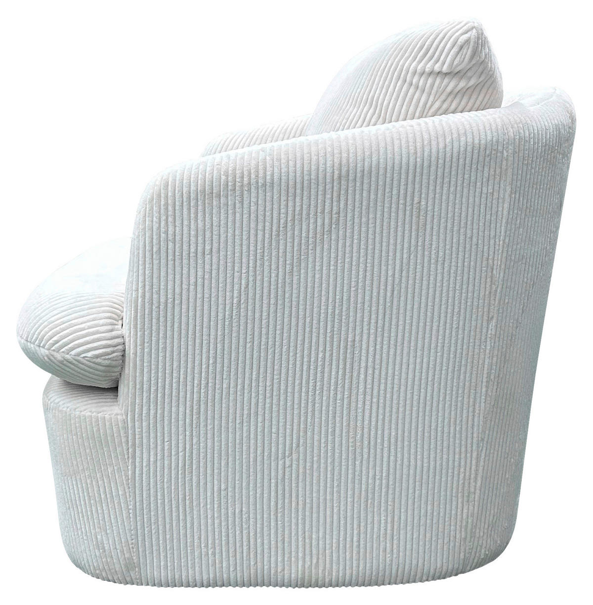 SESSEL in Cord Elfenbein  - Elfenbein, Basics, Textil (72/78/77cm) - MID.YOU