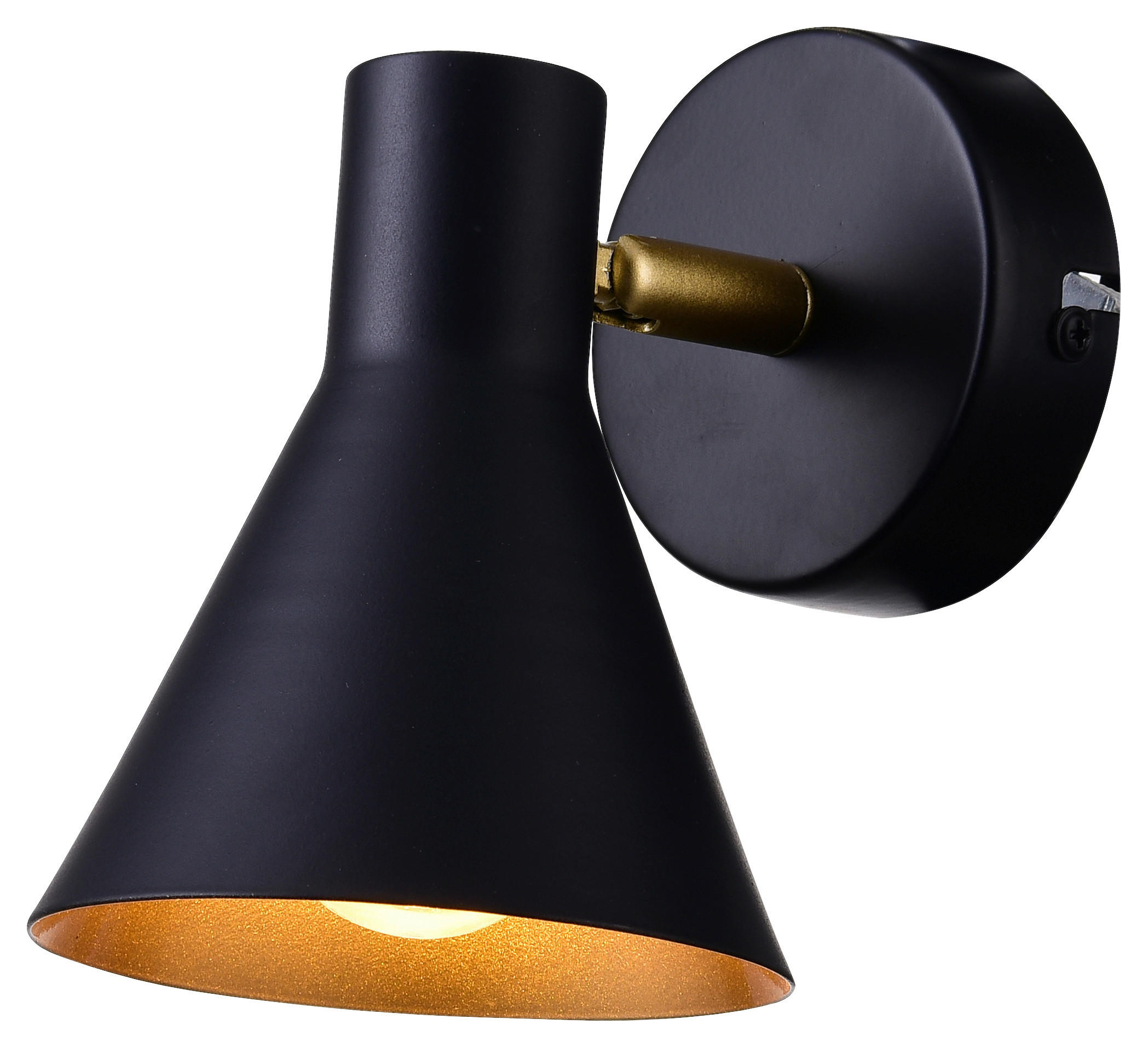 VÄGGLAMPA 10/13/14 cm   - svart, Basics, metall (10/13/14cm)