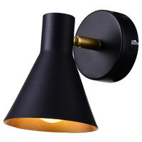 WANDLEUCHTE 10/13/14 cm   - Schwarz, Basics, Metall (10/13/14cm)