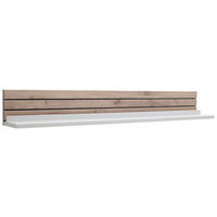 WANDBOARD  150/19/20 cm  - Weiss/Eichefarben, Design, Holzwerkstoff (150/19/20cm) - Stylife