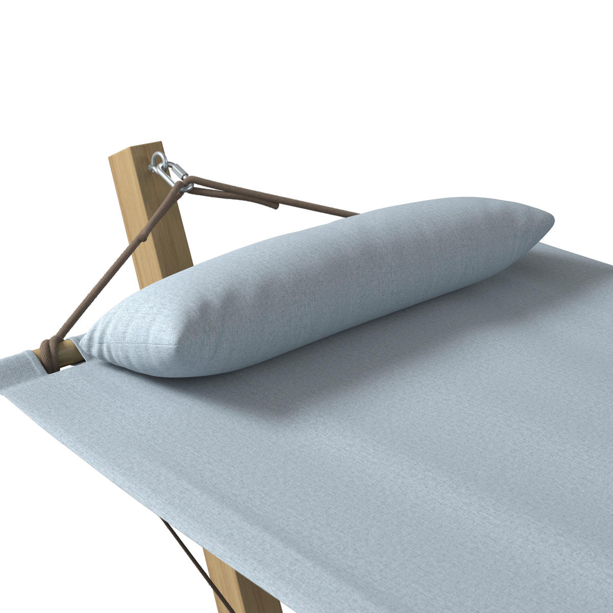 HÄNGEMATTE  - Gelb/Hellgrau, Modern, Textil/Metall (296/111/108cm) - Beldano