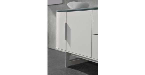 LOWBOARD 220/65/45 cm - Blau/Beige, Design, Holzwerkstoff/Metall (220/65/45cm) - Ambiente