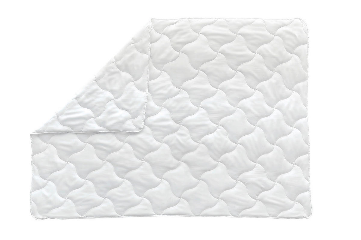 BETTDECKE  - Weiß, Basics, Textil (155/200/14cm) - Yatas