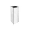 MIDISCHRANK 32,8/82,2/33 cm  - Schwarz/Weiß, Basics, Glas/Holzwerkstoff (32,8/82,2/33cm) - Voleo