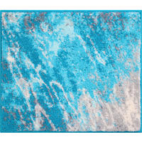 BIDET-VORLEGER Türkis 50/60 cm  - Türkis, Basics, Kunststoff/Textil (50/60cm) - Grund