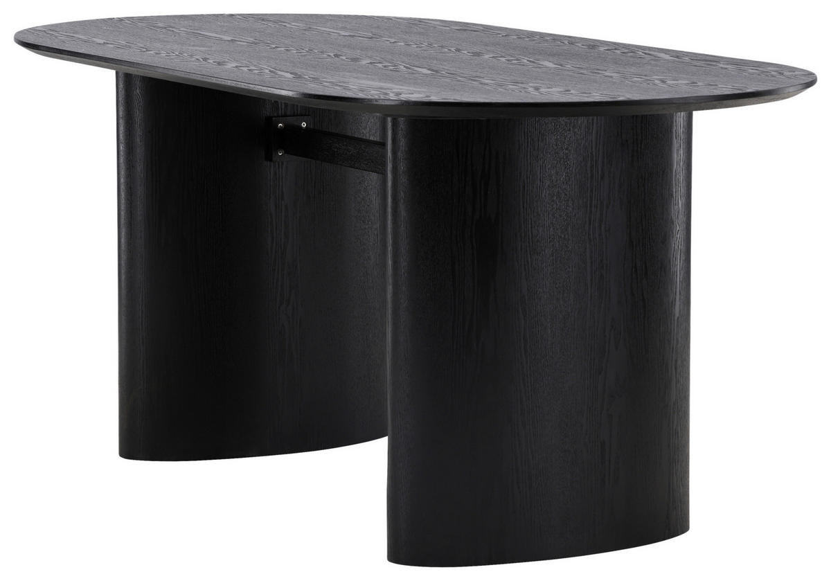 ESSTISCH in Holzwerkstoff 180/90/75 cm  - Schwarz, Design, Holzwerkstoff (180/90/75cm) - Livetastic