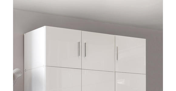 AUFSATZSCHRANK 120/40/54 cm - Chromfarben/Weiß, Design, Holzwerkstoff/Kunststoff (120/40/54cm) - Xora
