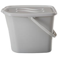 KÔŠ NA PLIENKY - sivá, Basics, plast (28/36/27cm) - My Baby Lou