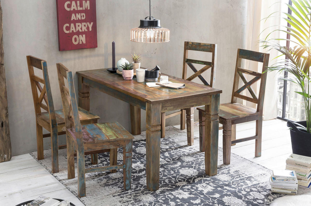 STUHL in Holz Multicolor  - Multicolor, MODERN, Holz (45/100/45cm) - MID.YOU