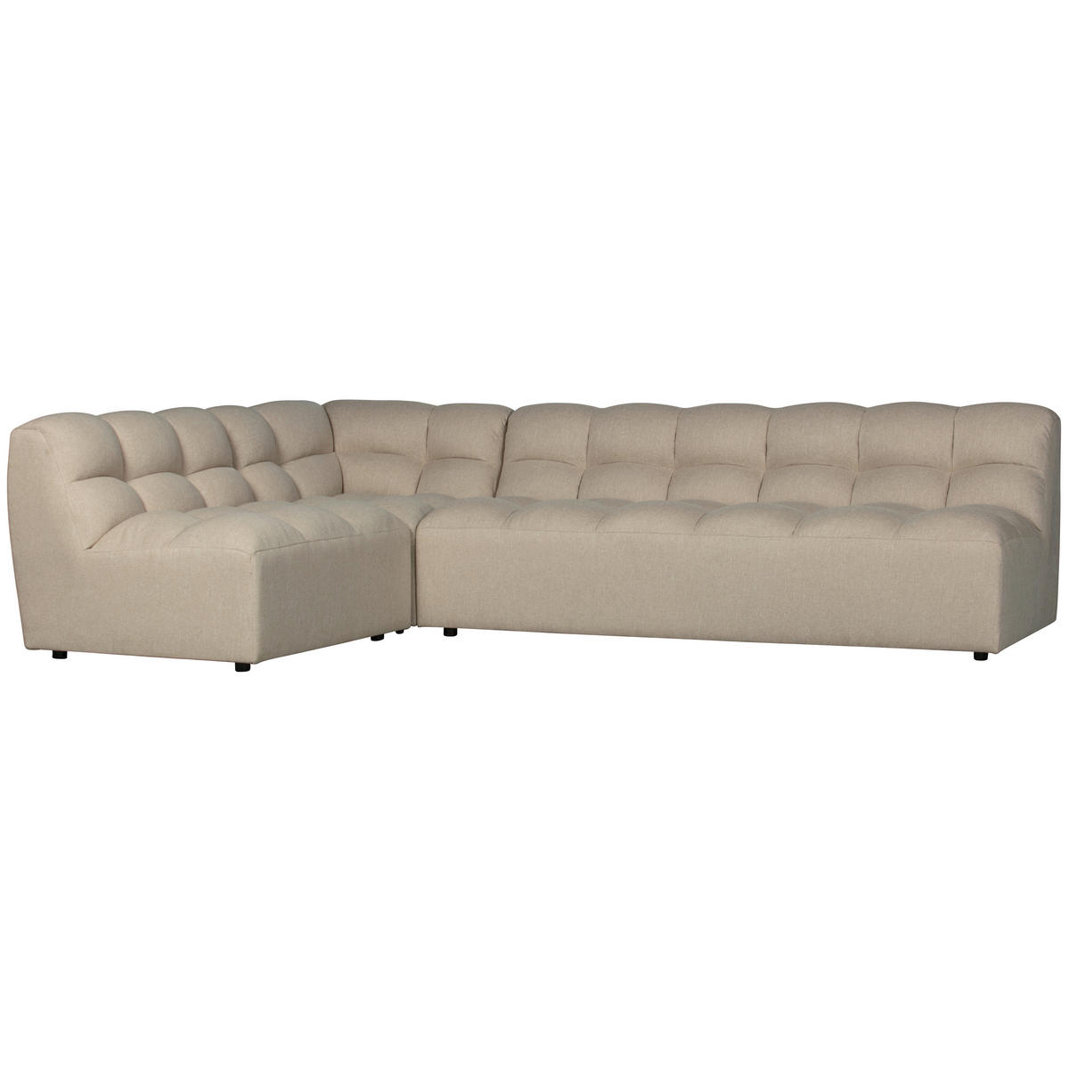 SESSEL in Sandfarben  - Sandfarben/Schwarz, Design, Kunststoff/Textil (100/79/92cm) - Livetastic