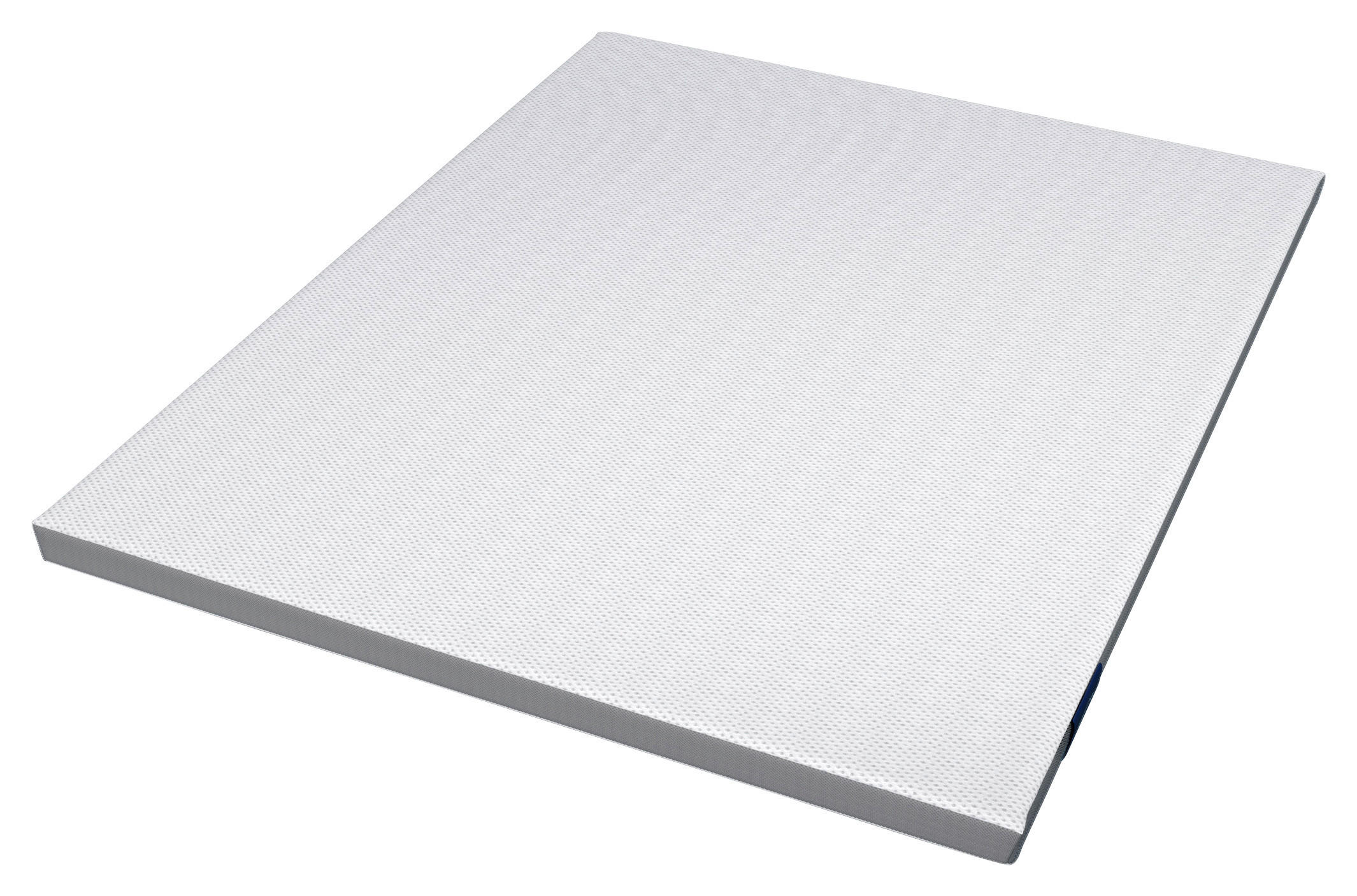 TOPPER 180/200 cm Höhe ca. 7 cm  - Hellgrau, Basics, Textil (180/200cm) - Genius