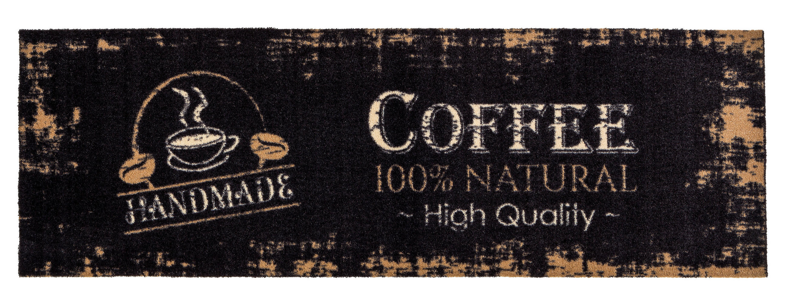 OTIRAČ 50/150 cm   smeđa, crna   - smeđa/crna, Basics, tekstil (50/150cm)