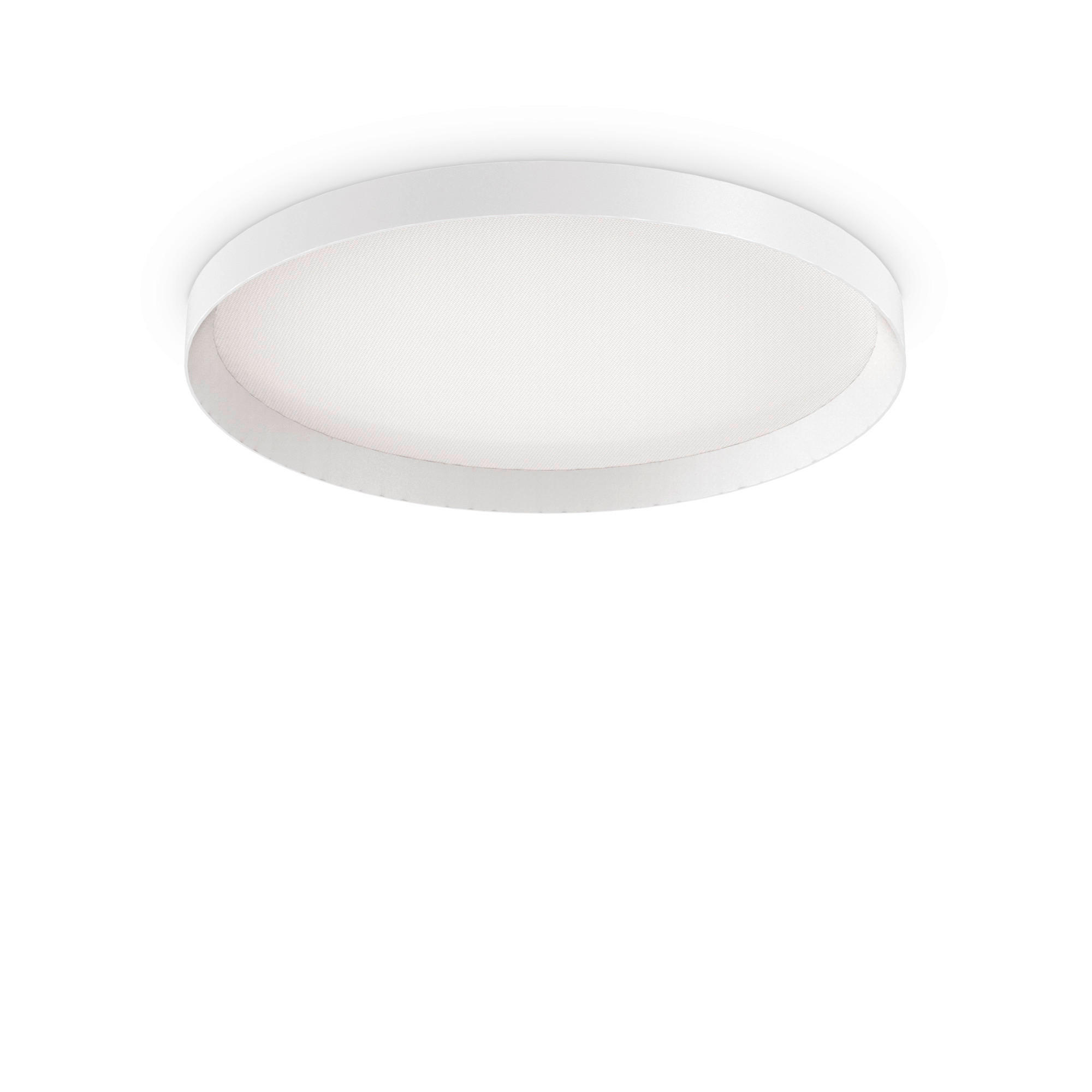 LED-DECKENLEUCHTE Bianco 60/8 cm   - Schwarz, Basics, Kunststoff/Metall (60/8cm)