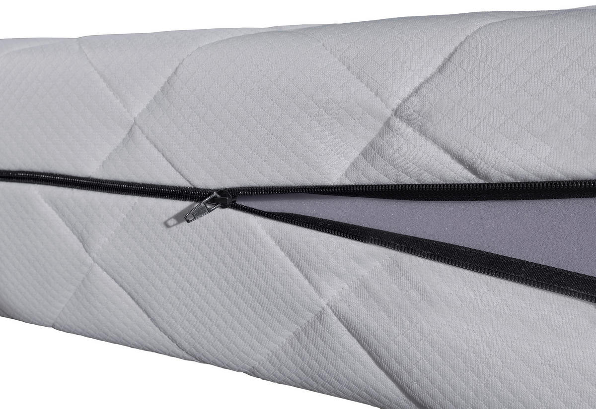 TASCHENFEDERKERNMATRATZE 120/200 cm Höhe ca. 20 cm  - Weiß, Basics, Textil (120/200cm) - MID.YOU