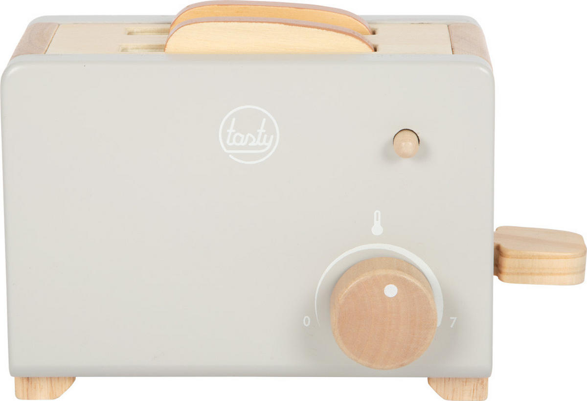 KINDERKÜCHENZUBEHÖR Tasty  - Hellgrau, Basics, Holz (20/12/7.5cm) - small foot