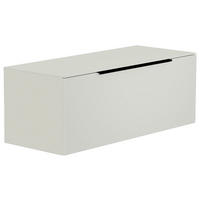 LOWBOARD  in 110/56/45 cm  - Schwarz/Weiß, Design, Glas/Holzwerkstoff (110/56/45cm) - Moderano