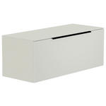 LOWBOARD  in 110/56/45 cm  - Schwarz/Weiß, Design, Glas/Holzwerkstoff (110/56/45cm) - Moderano