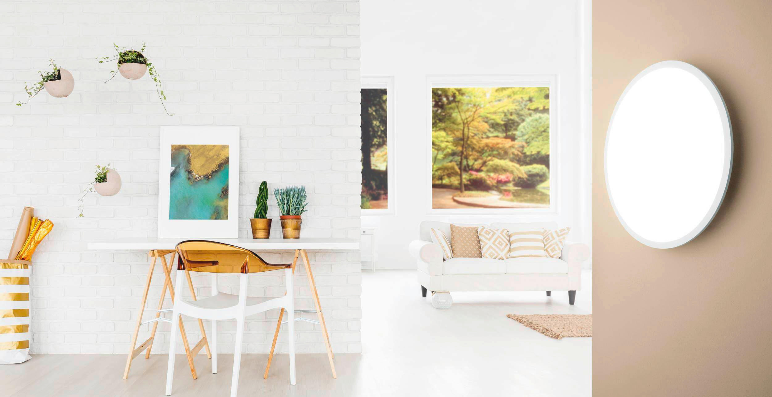 Thumbnail - Eglo Led-Paneel Sarsina, Weiß, Metall, Kunststoff, rund,rund, 5 cm, Farbtemperaturwechsler, Lampen & Leuchten, LED Beleu...