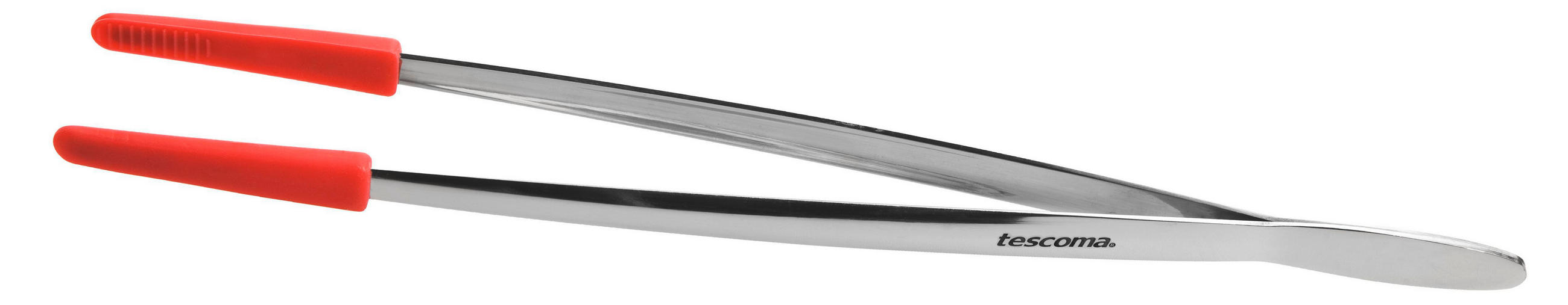 KUCHYNSKÁ PINZETA - strieborná/červená, Basics, kov/plast (33.4/5.5/5.8cm) - Tescoma